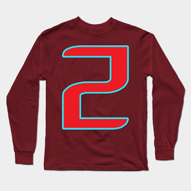 funny numbers Get your luck number 2 Long Sleeve T-Shirt by yacineshop